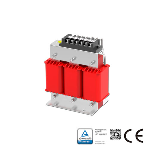 Line Reactor AC 3-Phase 400V ,2%(uK), Rated Current 30A , 11kw