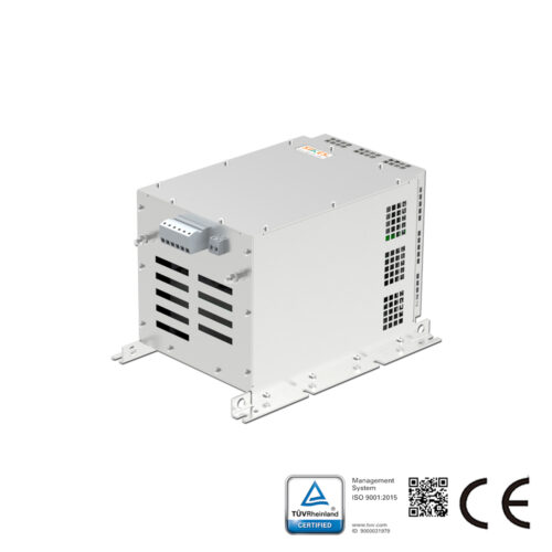 SC630F5-150-006와 호환되는 Fans-tech EC 팬용 고조파 필터. 필터 1개로 최대 3개의 팬을 구동할 수 있습니다.